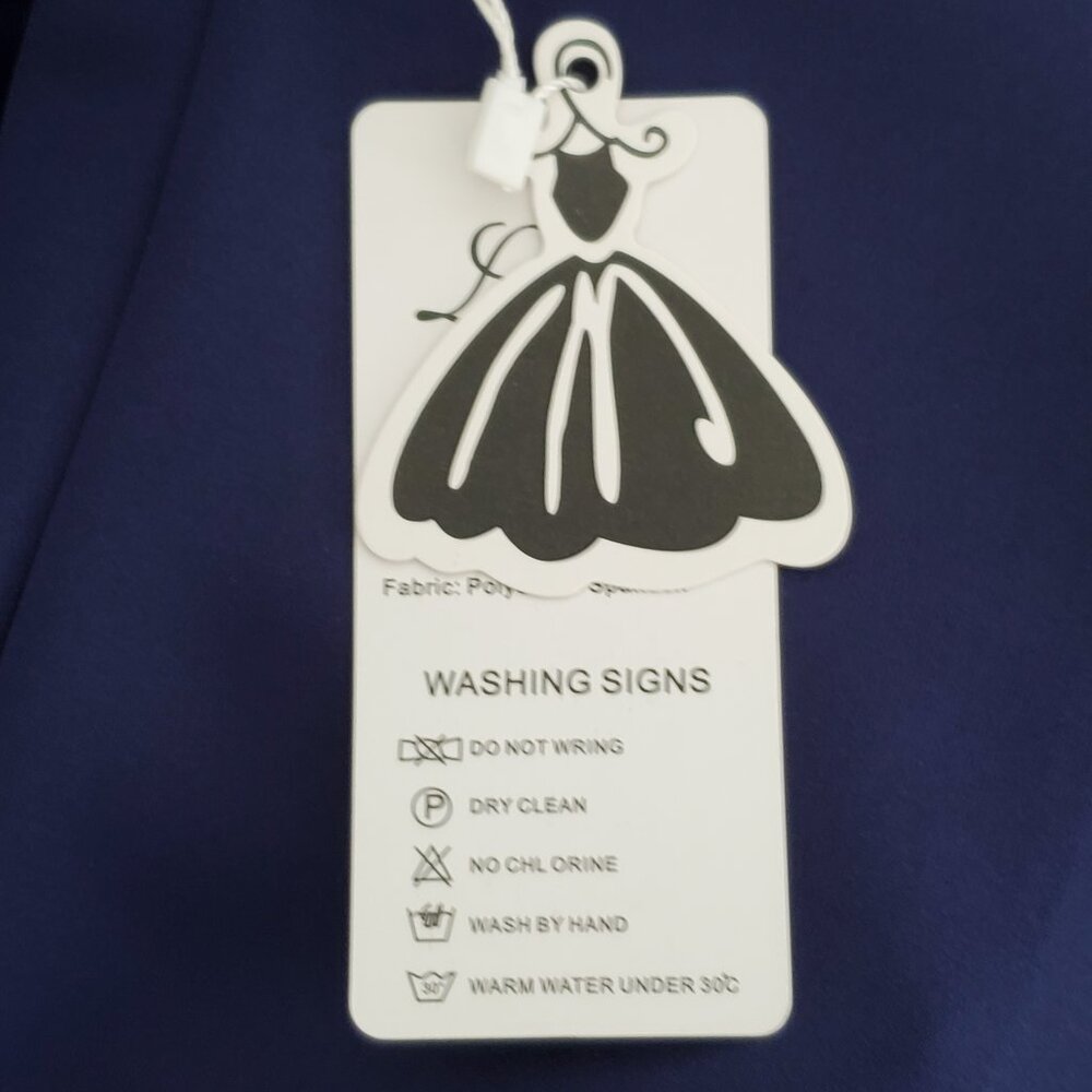 Lalagen Special Occasion Off-Shoulder 1950's Style Pleated Dress NEW NWT Size XL - Picture 11 of 13